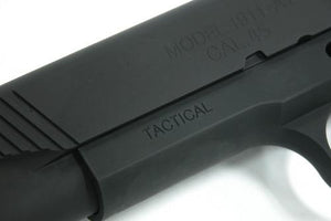 Aluminum Slide & Frame for MARUI MEU.45 (TRP/Black)-Internal Parts-Crown Airsoft