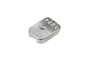 AW Custom HX CNC Aluminium Baseplate [Silver]-Parts-Crown Airsoft
