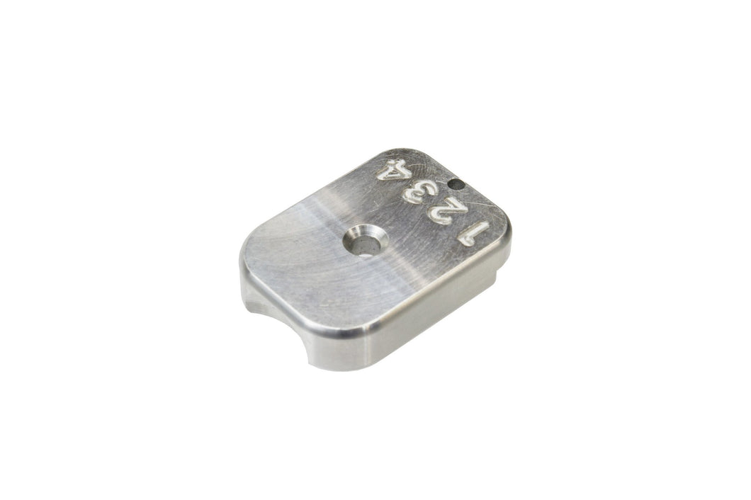 AW Custom HX CNC Aluminium Baseplate [Silver]-Parts-Crown Airsoft