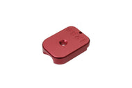 AW Custom HX CNC Aluminium Baseplate [Red]-Parts-Crown Airsoft