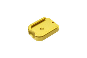 AW Custom HX CNC Aluminium Baseplate [Gold]-Parts-Crown Airsoft