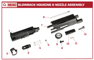 AW Custom NE20 Series Replacement Parts-Pistol Parts-Crown Airsoft