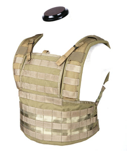 Phantom Tactical RRV Chest Rig MOLLE Platform(Tan)-Combat Gear-Crown Airsoft