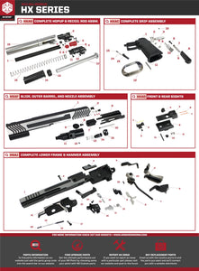 AW Custom HX11 Series Replacement Parts-Pistol Parts-Crown Airsoft