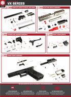 AW Custom VX01 Series Replacement Parts-Pistol Parts-Crown Airsoft