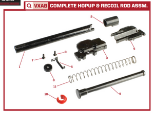 AW Custom VX01 Series Replacement Parts-Pistol Parts-Crown Airsoft