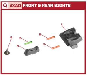 AW Custom VX01 Series Replacement Parts-Pistol Parts-Crown Airsoft