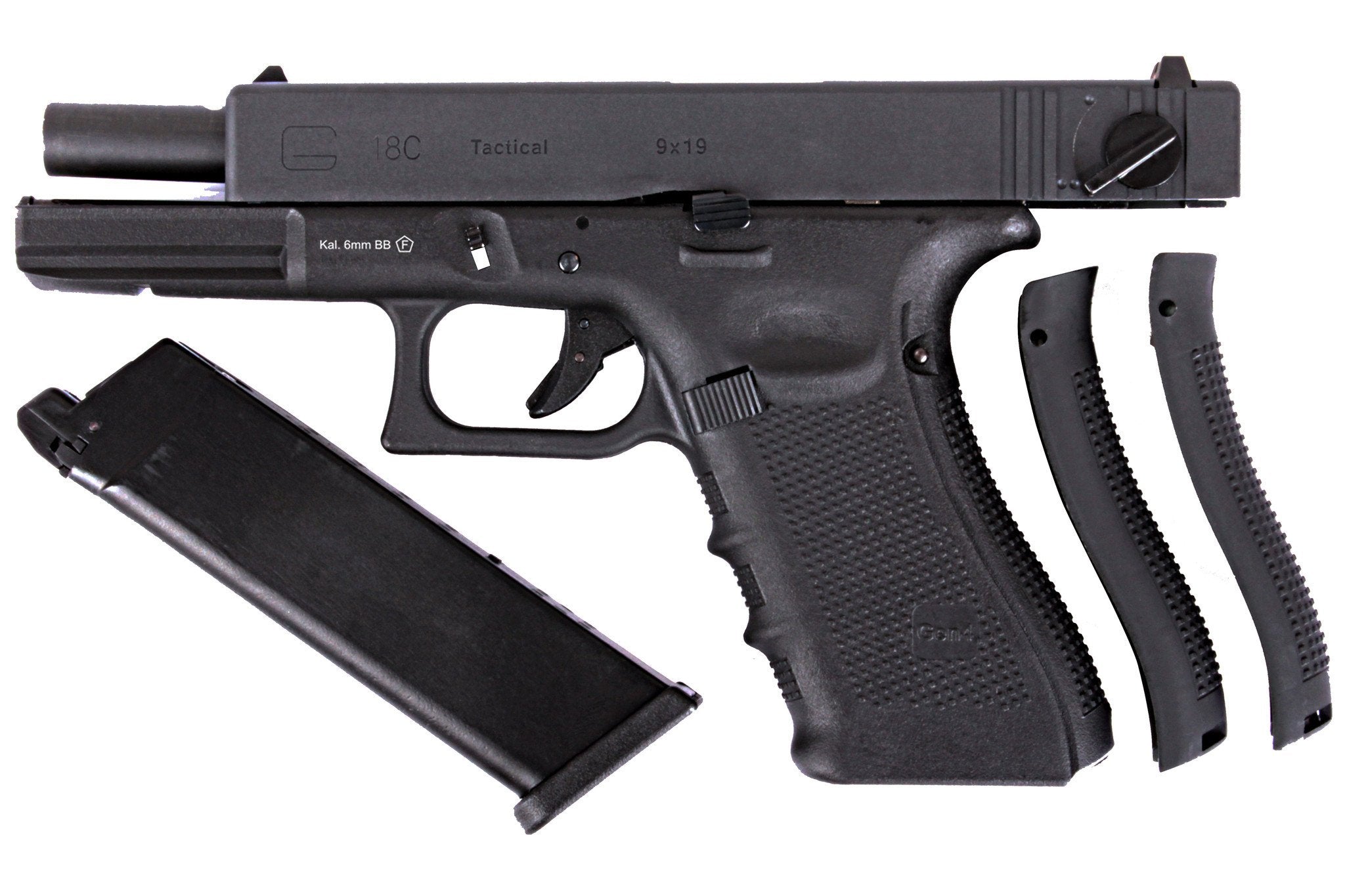 WE Tech G18C Gen4 GBB Pistol (Black) – CrownAirosoft