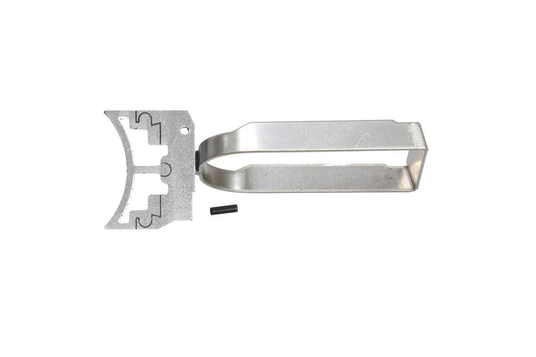 AW Custom HX22 Curved Trigger Kit(Silver)-Parts-Crown Airsoft