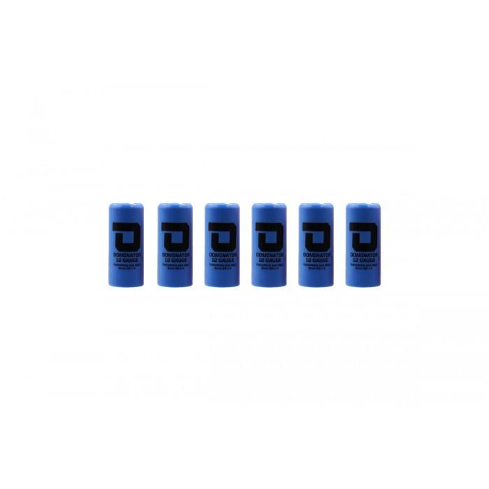 DOMINATOR™ 12 GAUGE GAS SHOTGUN SHELL HULLS(6 HULLS/UNIT - Blue)-Accessories-Crown Airsoft