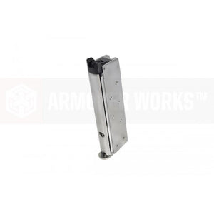 AW Custom NE2101 1911 Gas Blow back pistol(Silver skull pattern)-Pistols-Crown Airsoft