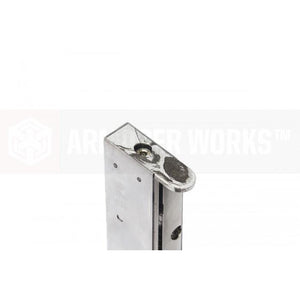 AW Custom NE2101 1911 Gas Blow back pistol(Silver skull pattern)-Pistols-Crown Airsoft