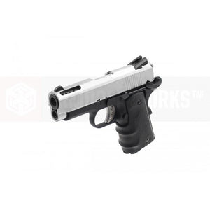 AW Custom NE1003 1911 V10 GBB Pistol (Silver/Black/Black)-Pistols-Crown Airsoft
