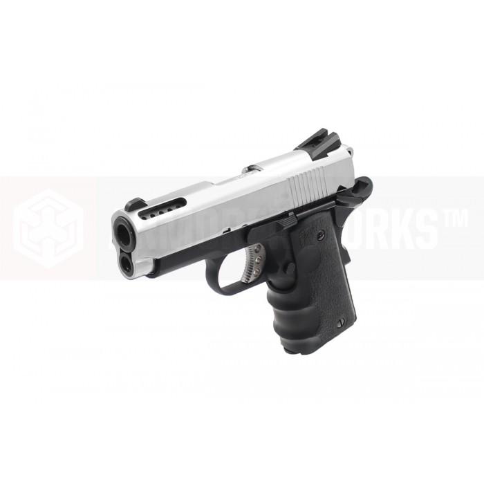 AW Custom NE1003 1911 V10 GBB Pistol (Silver/Black/Black)-Pistols-Crown Airsoft