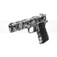 AW Custom NE2101 1911 Gas Blow back pistol(Silver skull pattern)-Pistols-Crown Airsoft