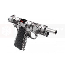 AW Custom NE2101 1911 Gas Blow back pistol(Silver skull pattern)-Pistols-Crown Airsoft