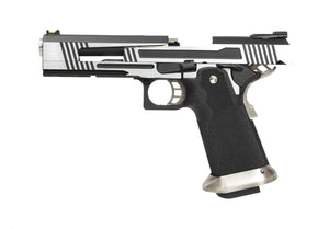 AW Custom Split Frame Hi-Capa Competition Grade Gas Blowback Airsoft Pistol - Two-Tone HX1001-Pistols-Crown Airsoft