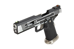 AW Custom Split Frame Hi-Capa Competition Grade Gas Blowback Airsoft Pistol - Two-Tone HX1001-Pistols-Crown Airsoft