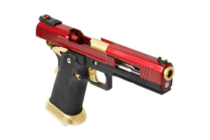 AW Custom Split Frame Hi-Capa Competition Grade Gas Blowback Airsoft Pistol - Two-Tone HX1004-Pistols-Crown Airsoft