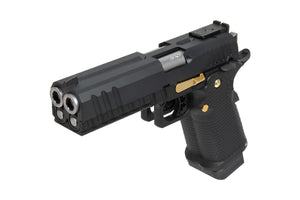 AW Custom Double Barrel 1911 Hi-Capa Gas Blowback Airsoft Pistol - Two Tone-Pistols-Crown Airsoft