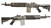 WE Tech MK14 MOD 1 EBR GBBR(Black)-Rifles-Crown Airsoft